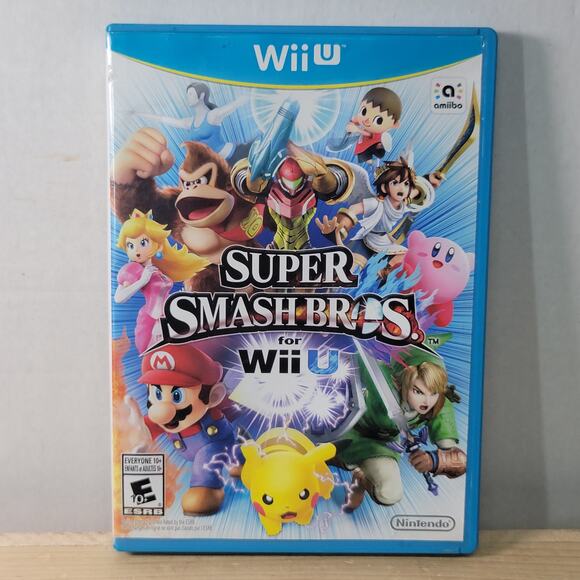 Wii-U Super Smash Bros. w/ Booklet - Picture 1 of 4